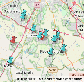 Mappa 20072 Fizzonasco MI, Italia (3.94333)