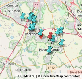 Mappa 20072 Fizzonasco MI, Italia (3.01313)