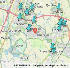 Mappa 20072 Fizzonasco MI, Italia (2.38786)