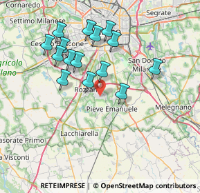 Mappa 20072 Fizzonasco MI, Italia (6.97267)