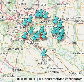 Mappa Via Negri, 26837 Mulazzano LO, Italia (11.7195)
