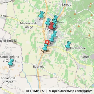 Mappa Via Strada Bagnolo, 36045 Lonigo VI, Italia (1.71)
