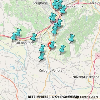 Mappa Via Strada Bagnolo, 36045 Lonigo VI, Italia (8.8275)
