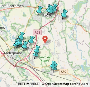 Mappa Via della Quercia, 26837 Mulazzano LO, Italia (4.5595)