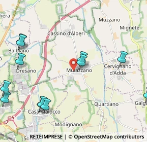 Mappa Via della Quercia, 26837 Mulazzano LO, Italia (2.755)