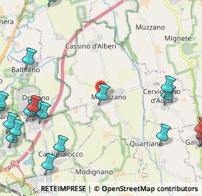 Mappa Via della Quercia, 26837 Mulazzano LO, Italia (3.2585)