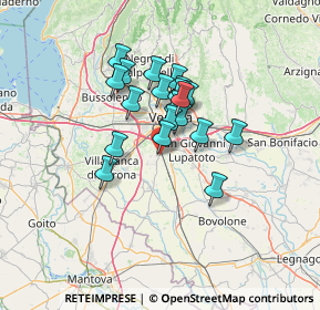 Mappa Via Scopella, 37060 Castel d'Azzano VR, Italia (9.6855)