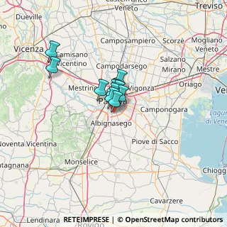 Mappa Via Bosco Wollemborg, 35124 Padova PD, Italia (7.07727)