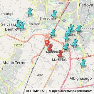 Mappa Via F.Casorati, 35142 Padova PD, Italia (2.32667)