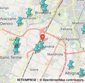 Mappa Via F.Casorati, 35142 Padova PD, Italia (2.73917)