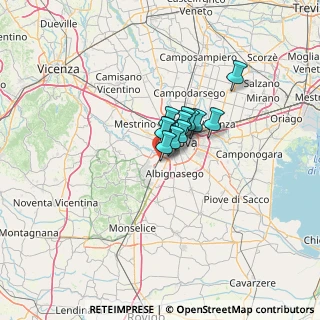 Mappa Via F.Casorati, 35142 Padova PD, Italia (6.16083)