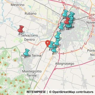 Mappa Via F.Casorati, 35142 Padova PD, Italia (4.2625)