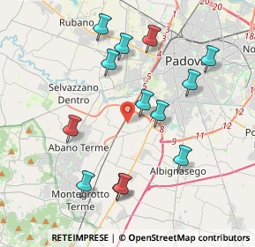 Mappa Via F.Casorati, 35142 Padova PD, Italia (3.99231)