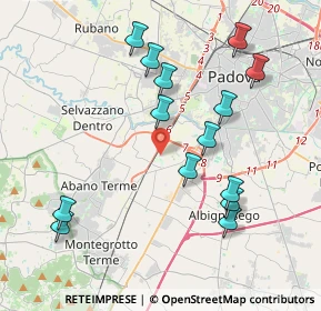 Mappa Via F.Casorati, 35142 Padova PD, Italia (4.11929)