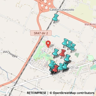 Mappa Via F.Casorati, 35142 Padova PD, Italia (0.53269)