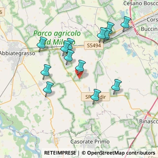 Mappa Via Giovanni Pascoli, 20088 Gudo Visconti MI, Italia (3.88615)