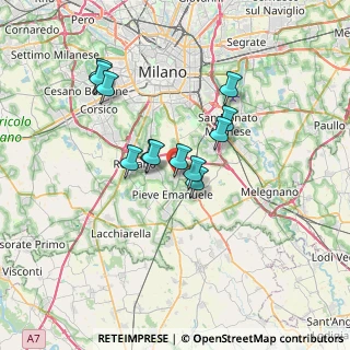 Mappa Via Giovannino Guareschi, 20090 Opera MI, Italia (5.54167)