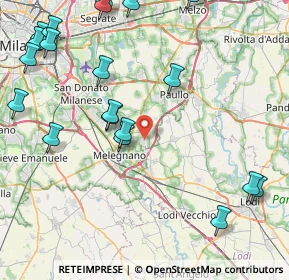 Mappa 20070 Dresano MI, Italia (10.985)