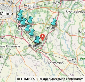 Mappa 20070 Dresano MI, Italia (6.48583)