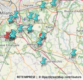 Mappa 20070 Dresano MI, Italia (9.806)