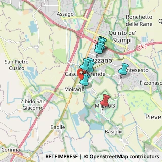 Mappa Via della Solidarietà, 20089 Rozzano MI, Italia (1.28091)