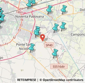 Mappa Via Petrarca, 35020 Saonara PD, Italia (6.40684)