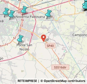 Mappa Via Petrarca, 35020 Saonara PD, Italia (7.91846)