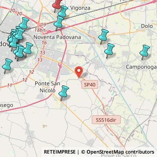 Mappa Via Petrarca, 35020 Saonara PD, Italia (6.892)