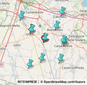 Mappa Via della Tesa, 25012 Calvisano BS, Italia (6.775)