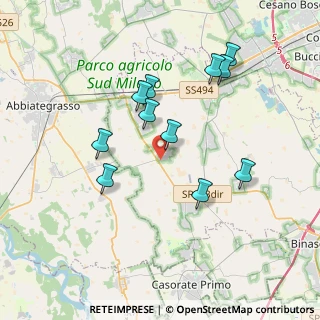 Mappa Via Antebiago, 20088 Gudo Visconti MI, Italia (3.52545)