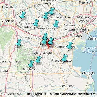 Mappa Via Massimiliano Kolbe, 35020 Ponte San Nicolò PD, Italia (15.14231)
