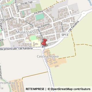 Mappa Via Pomponazza, 3, 26837 Mulazzano, Lodi (Lombardia)