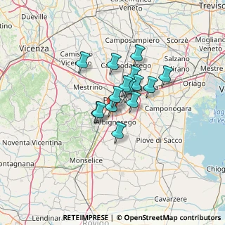 Mappa Via Vecellio Tiziano, 35020 Sant'Agostino PD, Italia (8.614)