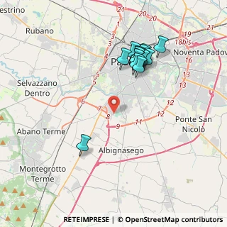 Mappa Via Amedeo Modigliani, 35020 Sant'Agostino PD, Italia (3.80467)