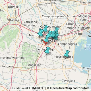 Mappa Via Amedeo Modigliani, 35020 Sant'Agostino PD, Italia (7.69545)