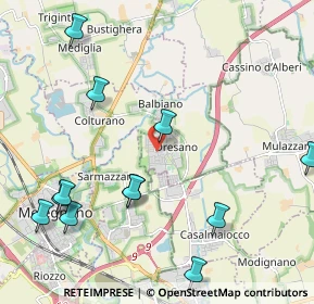 Mappa Piazza Europa, 20070 Dresano MI, Italia (2.56833)