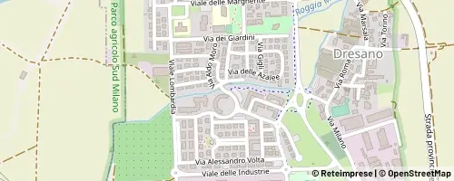 Mappa Dresano