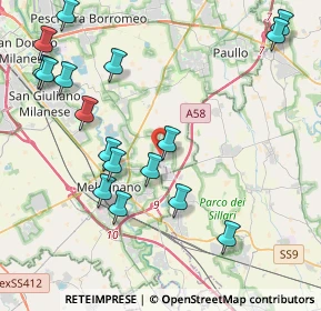 Mappa Piazza Europa, 20070 Dresano MI, Italia (4.81471)