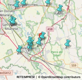 Mappa Piazza Europa, 20070 Dresano MI, Italia (4.715)