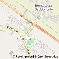 Hartă Saonara