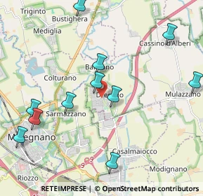 Mappa Via delle Azalee, 20070 Dresano MI, Italia (2.5125)