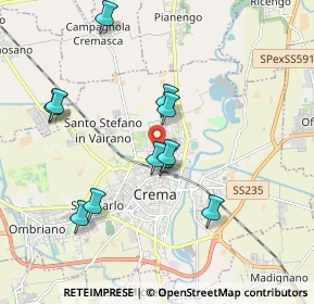 Mappa Via Giuseppe di Vittorio, 26010 Crema CR, Italia (1.78091)