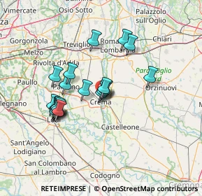 Mappa Via Giuseppe di Vittorio, 26010 Crema CR, Italia (11.861)