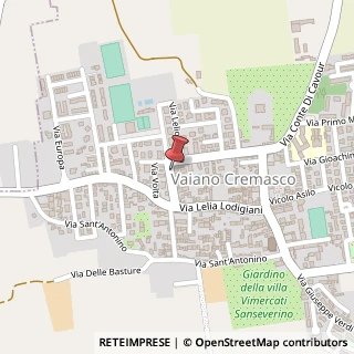 Mappa Via Antonio Gramsci, 12, 26010 Vaiano Cremasco, Cremona (Lombardia)