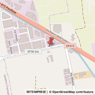 Mappa Via delle Industrie, 98, 26010 Bagnolo Cremasco, Cremona (Lombardia)