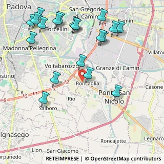 Mappa Via Giacomo Puccini, 35020 Ponte San Nicolò PD, Italia (2.6045)
