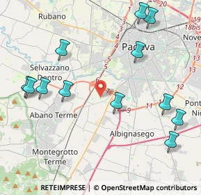 Mappa Via Ca' Rasi, 35142 Padova PD, Italia (4.96583)