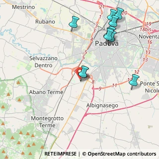 Mappa Via Ca' Rasi, 35142 Padova PD, Italia (4.64455)