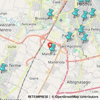 Mappa Via Ca' Rasi, 35142 Padova PD, Italia (3.29)