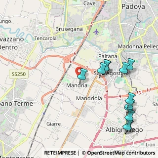 Mappa Via Ca' Rasi, 35142 Padova PD, Italia (2.50417)